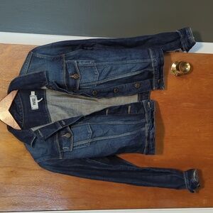 PAIGE Vermont Denim Jacket Blue Fitted Havana Wash